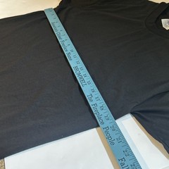 Hanes Heavyweight 50/50 Black Short Sleeve Shirt Size Medium