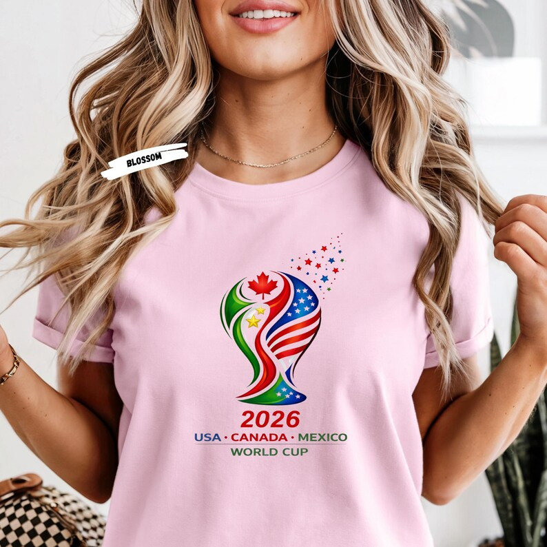 World Cup 2026 Shirt Soccer Cup Football Fan Graphic Tee Sports Tournament Gift