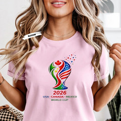 World Cup 2026 Shirt Soccer Cup Football Fan Graphic Tee Sports Tournament Gift