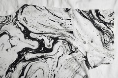 Brisco Brands Men’s Crew Neck T Shirt Size XL All Over Print Black White