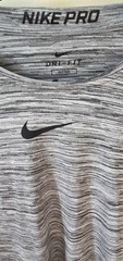 Nike Men’s Pro Dri-Fit Performance grey Fitted Tee, size medium