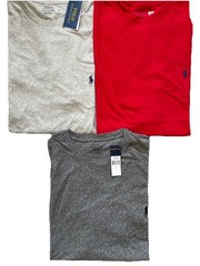 Polo Ralph Lauren Mens T-Shirts, Classic Fit Crew or V-Neck; Sizes S thru 2XL
