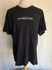 MYTHBUSTERS (2007) “What Could Possibly Go Wrong” Discovery Channel T-Shirt 2XL
