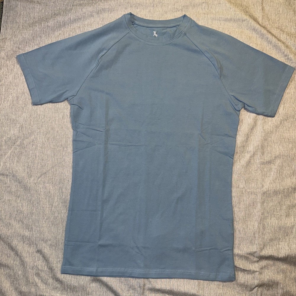 Athletic Fit T-shirt In Pale Blue- Large -Brand- Tailored Athlete