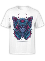 Night Moth Samurai Fantasy T-Shirt | Unisex