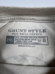 Grunt Style Shirt Mens 2XL Death Before Dishonor Skull Graphic Tee Patriotic