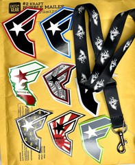Famous Stars And Straps Mini Sticker Lanyard Set Blink 182 Travis Barker