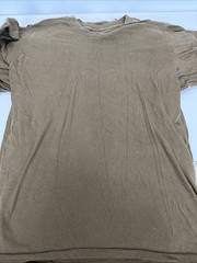 Lot Of 6 Vintage Military Issue T-Shirt Men’s Size Small Brown Lally Mfg. Corp.