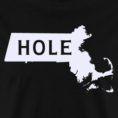 Mass hole Massachusetts Men’s T-Shirt