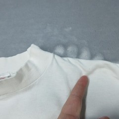 Vintage Fruit of the Loom Shirt Men XL White Mock Neck Long Sleeve USA 90s Thras