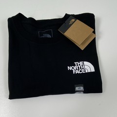 The North Face Men’s Solid Black Logo Crew Neck Short Sleeve T-Shirt Size L