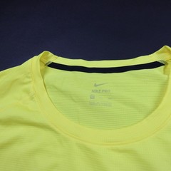 Nike Pro Short Sleeve Shirt Men’s Yellow New without Tags Multiple Sizes