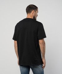 Alexander McQueen Black Paint Effect Logo T-Shirt Men’s Designer Tee S-XXL