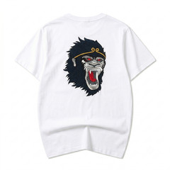 Niepce Japanese Streetwear T-Shirt Embroidery Graphic Tee for Men