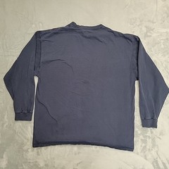 Pluma Shirt Mens XL Blue Heavyweight 100% Cotton Long Sleeve Crewneck Tee