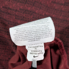 Nike AOP Shirt Mens XL Maroon Dri-Fit Spell Out All Over Print Short Sleeve