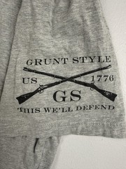 Grunt Style Shirt Mens XXL Gray Come And Take It Graphic Tee Patriotic USA Read