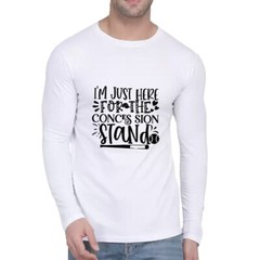 I’m Just Here For the Conces sion Stand Tshirt Casual Unisex 100% Cotton