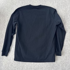Uniqlo U Crew Neck Long Sleeve T Shirt Mens Medium Black/ Washed Black