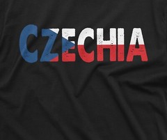 Czechia T-Shirt Czech Republic Patriotic Flag Tee Shirt Czech Gifts