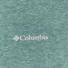 Columbia T Shirt Adult Small Teal Green Fishing Performance Omni-Wick Tee Mens