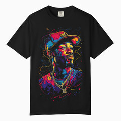 Mens Hip Hop Pop Art Graphic Tee, Comfort Colors T Shirt, Unisex Streetwear Tee