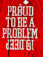 NEW 10 Deep T-shirt Tee Shirt XL Extra Large Red White Proud Problems 10.Deep DS