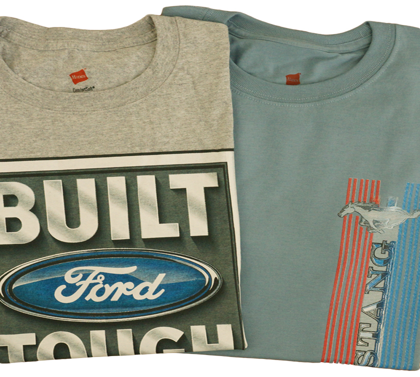 2 Pack Ford Mustang t-shirt built ford tough shirt gray blue mens tee shirt