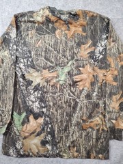 NWT Vintage Jerzees Mossy Oak Shirt Mens L Break Up Camo Long Sleeve Y2K 90s