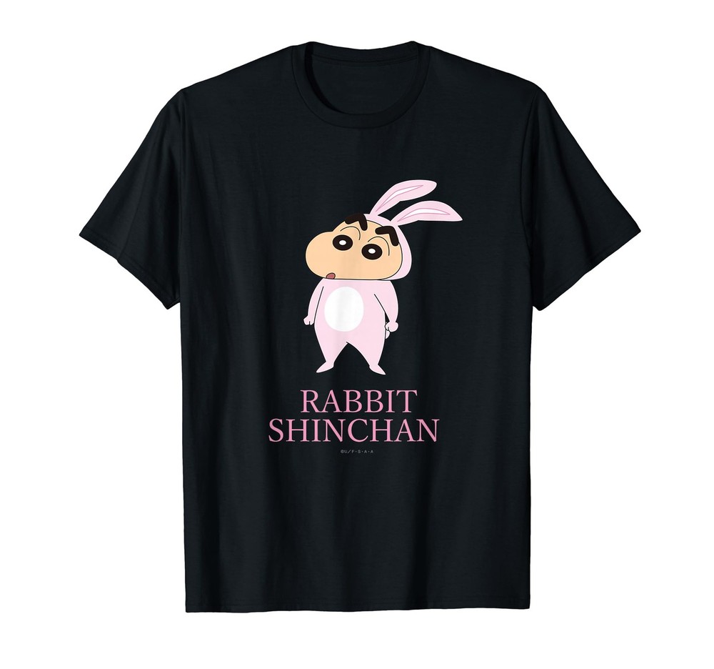 Crayon Shin-chan Rabbit Shin-chan Graphic Anime T-Shirt