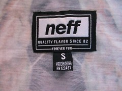 MENS NEFF MYSTIKAT TANK TOP T-SHIRT SIZE S
