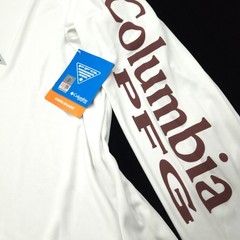 Columbia PFG -MISSISSIPPI STATE- Shirt -L- White Long Sleeve Omni-Shade Fishing