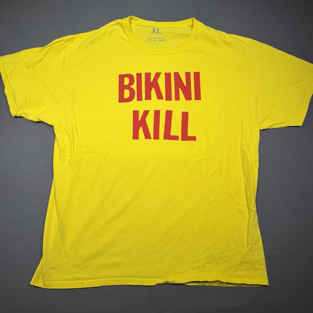 BIKINI KILL Shirt Adult Small authentic Riot Girl Punk Feminist Joan Jett Hole