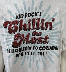 Anvil Men’s Kid Rock’s Chillin The Most Cruise 2011 White Shirt Size Large