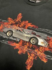 Vintage Y2K 90s No Boundaries Speed Demon Car Vehicle Men Xl Hot Rod