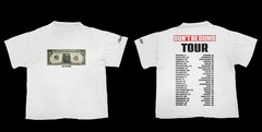 ASAP Rocky Don’t Be Dumb Tour Dollar Bill Dateback Graphic Multicolor T Shirt