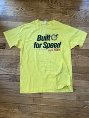 Vintage Soft Built For Speed Yellow USCI Probe T Shirt XL (Fits a bit Smaller)