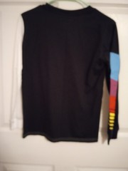 NASCAR FREEZE Colorblock Long Sleeve Graphic Logo Crew Neck T-Shirt Size 14/16