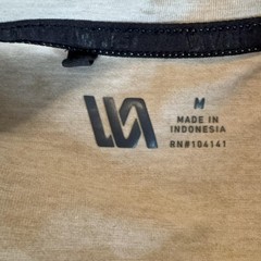 VRST Mens Medium Beige Stretch Tagless Solid Crew Neck Short Sleeve T-Shirt