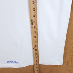 REPRESENT Shirt Mens XS White Crew Graphic Cut Off Sleeveless Tank Tee