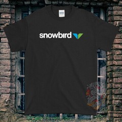 Black/White/Gray/Navy T-Shirt Snowbird Made In USA Size S to 5XL