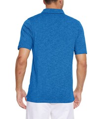 Men’s Short Sleeve Polo Golf Shirts 3-Button Moisture Wicking Athletic T-Shirts