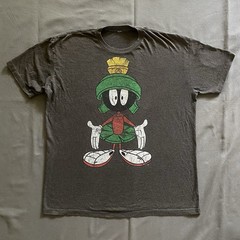 2010s Marvin The Martian T Shirt Mens Size XL Gray Cartoon Looney Tunes