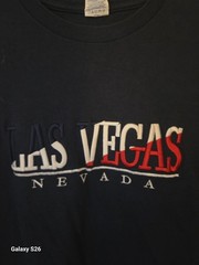Delta Pro Weight Men’s Las Vegas Nevada Graphic T-Shirt, Blue, L, Crew Neck