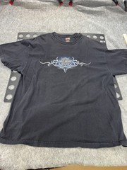 Harley-Davidson Men’s Black 2XL Cotton Graphic T-Shirt Speedway Concord NC