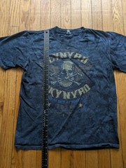 VTG Y2K Lynyrd Skynyrd Shirt Men Large Gimme Back My Bullets Blue Tie Dye