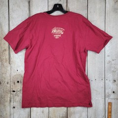 Weaver Leather Graphic T-Shirt Red Men’s Large District Made Workwear Ranch Tee
