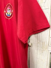 Vintage Certified Party Animal Embroidered T Shirt Red Med