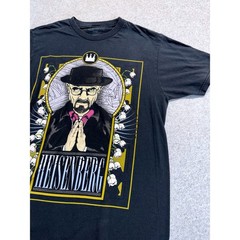 Breaking Bad Heisenberg Graphic T Shirt Mens Large Black Walter White Tee Merch