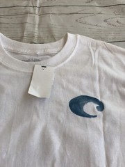 Costa Del Mar Costa Baja Long Sleeve T-Shirt, White , Small Born On The Water